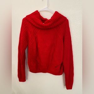 Red Moon and Madison turtle neck sweater